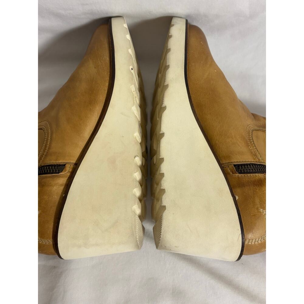 Lucchese 63001 Leather Western Wedge Boots Size 8 - Picture 14 of 16